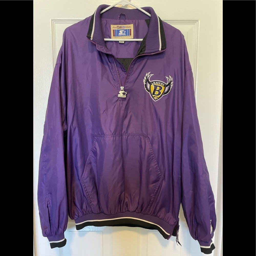 Baltimore Ravens Pullover Jacket Classic Collection Team NFL Men’s XL